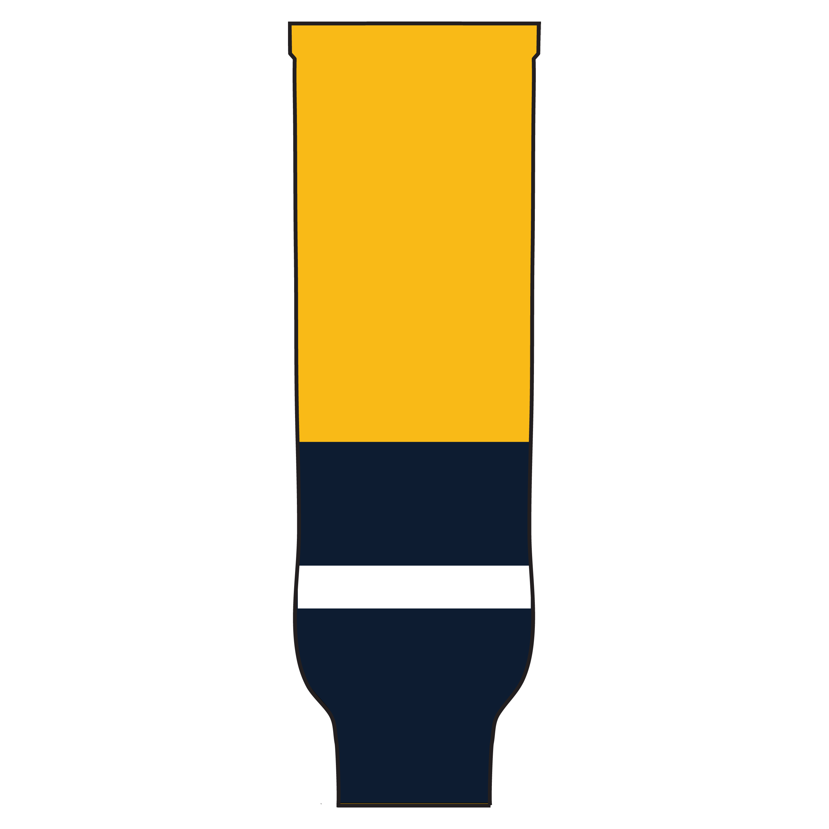 Pearsox Pro Weight Knit Ice Hockey Socks - Nashville (Gold or White)