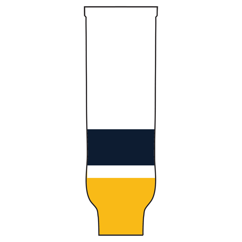Pearsox Pro Weight Knit Ice Hockey Socks - Nashville (Gold or White)