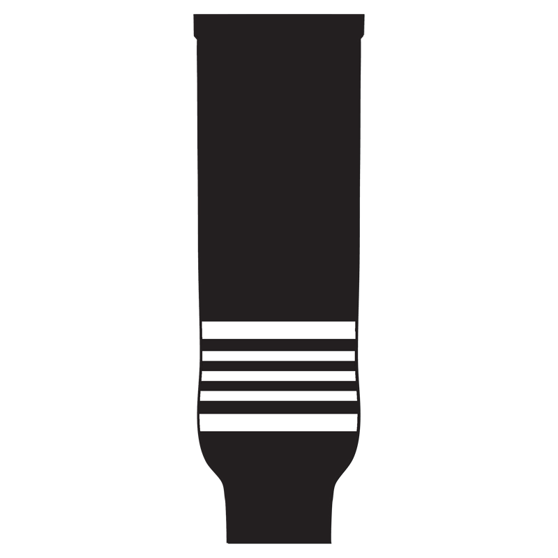 Pearsox Pro Weight Knit Ice Hockey Socks - New Jersey (Black, Scarlet Red or White)