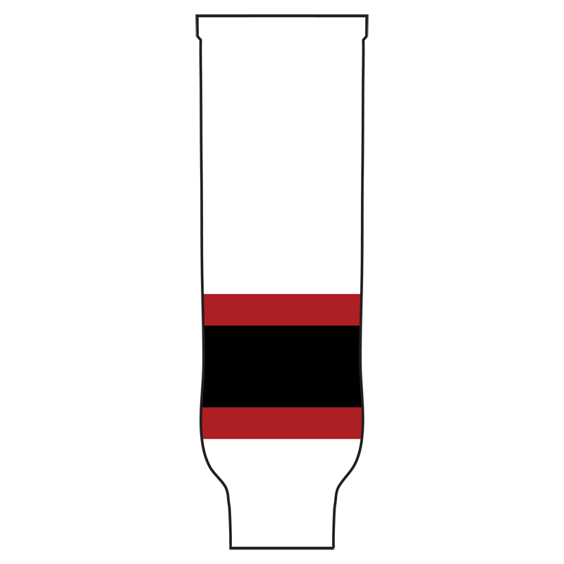 Pearsox Pro Weight Knit Ice Hockey Socks - Ottawa (Black or White)