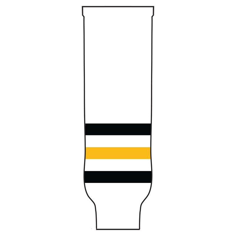 Pearsox Pro Weight Knit Ice Hockey Socks - Pittsburgh (Black or White)