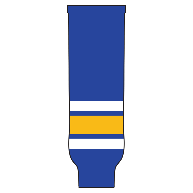 Pearsox Pro Weight Knit Ice Hockey Socks - St. Louis (Royal Blue or White)
