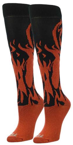 Krazisox Flames Over the Calf / Knee High Socks (LPFLM)