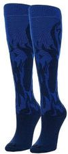 Krazisox Flames Over the Calf / Knee High Socks (LPFLM)