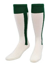 tck-socks-dark-green-white-classic-2-n-1-softball-and-baseball-stirrup-socks