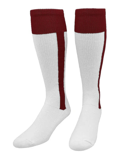 tck-socks-maroon-white-classic-2-n-1-softball-and-baseball-stirrup-socks