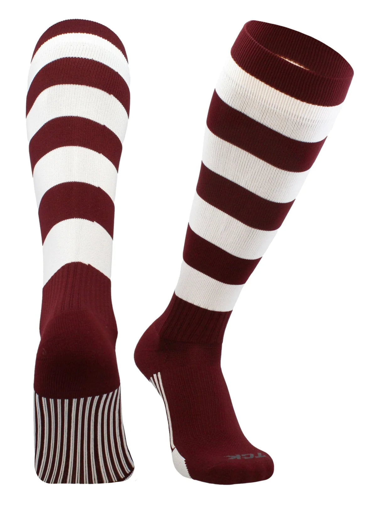 Pattern Socks Rugby TCK Ace Knee High Striped Soccer & Rugby Socks - 13 Standard Colors Av