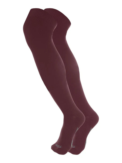 Dugout Over the Knee Baseball Socks | Elite Athletic Sock - maroon