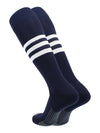 Elite Performance Baseball Socks Dugout Pattern B navy blue and white