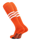 Elite Performance Baseball Socks Dugout Pattern B orange and white