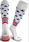 TCK USA Freedom Stars & Stripes Over-the-Calf Knee High Socks