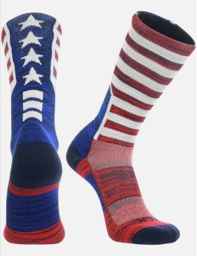 USA Old Glory American Flag Crew Socks (LUSA4)
