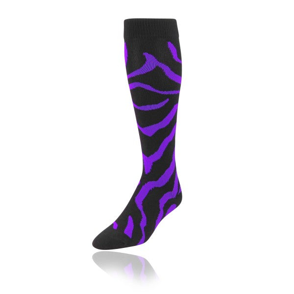 Krazisox Zebra Striped Sock - 10 Color Combos (LPZ61, LPZ81)
