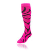 Krazisox Zebra Striped Sock - 10 Color Combos (LPZ61, LPZ81)