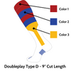 Doubleplay Custom Stirrup Sock Type D (Low Minimum & Fast Shipping)