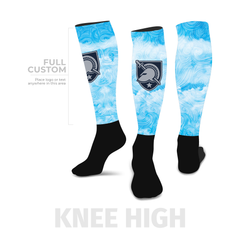 Azure - Knee-High - Half Custom Printed Sock