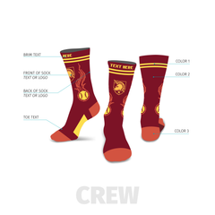 Blaze Custom Softball Socks