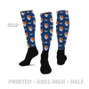 Sports Multi Logo Custom Printed Sock