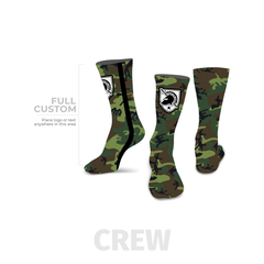 Camo - Crew - Full Custom Printed Sock