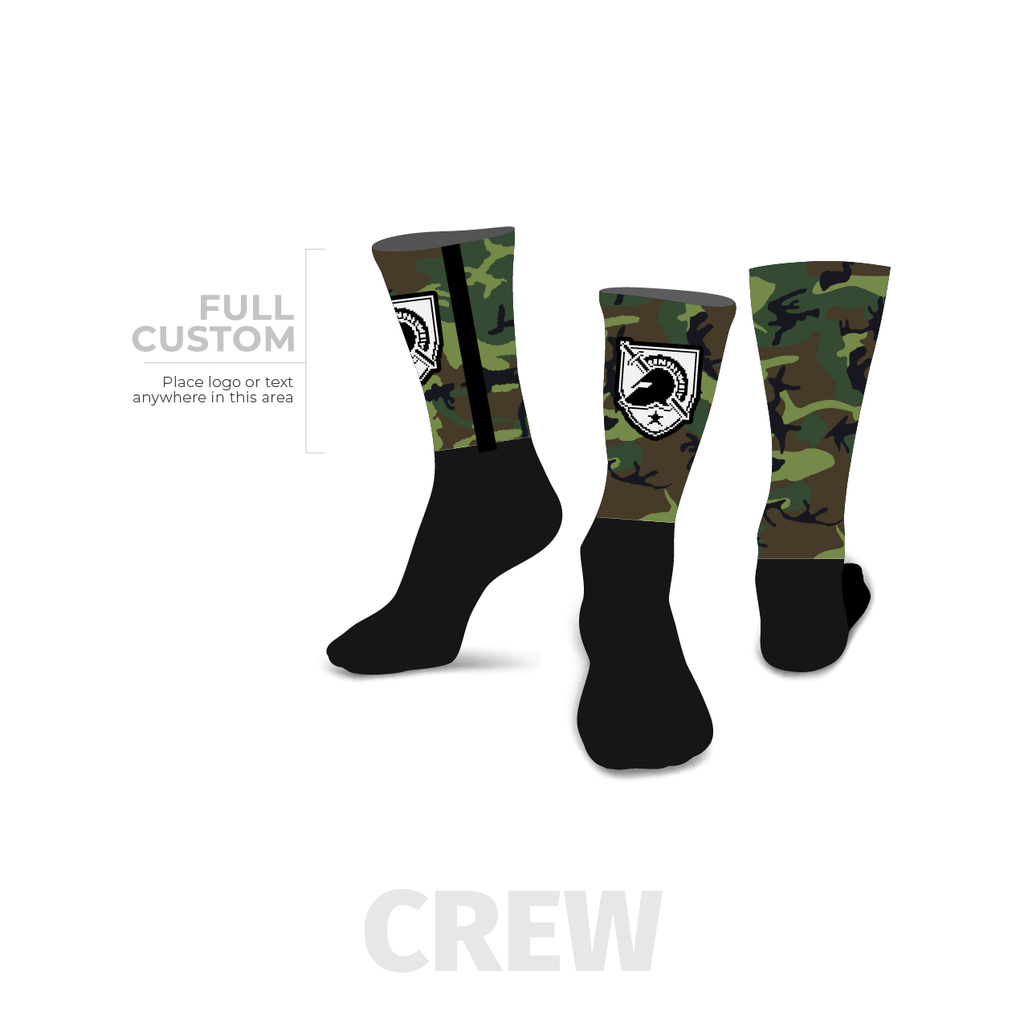 Camo - Crew - Half Custom Printed Sock - SocksRock.com