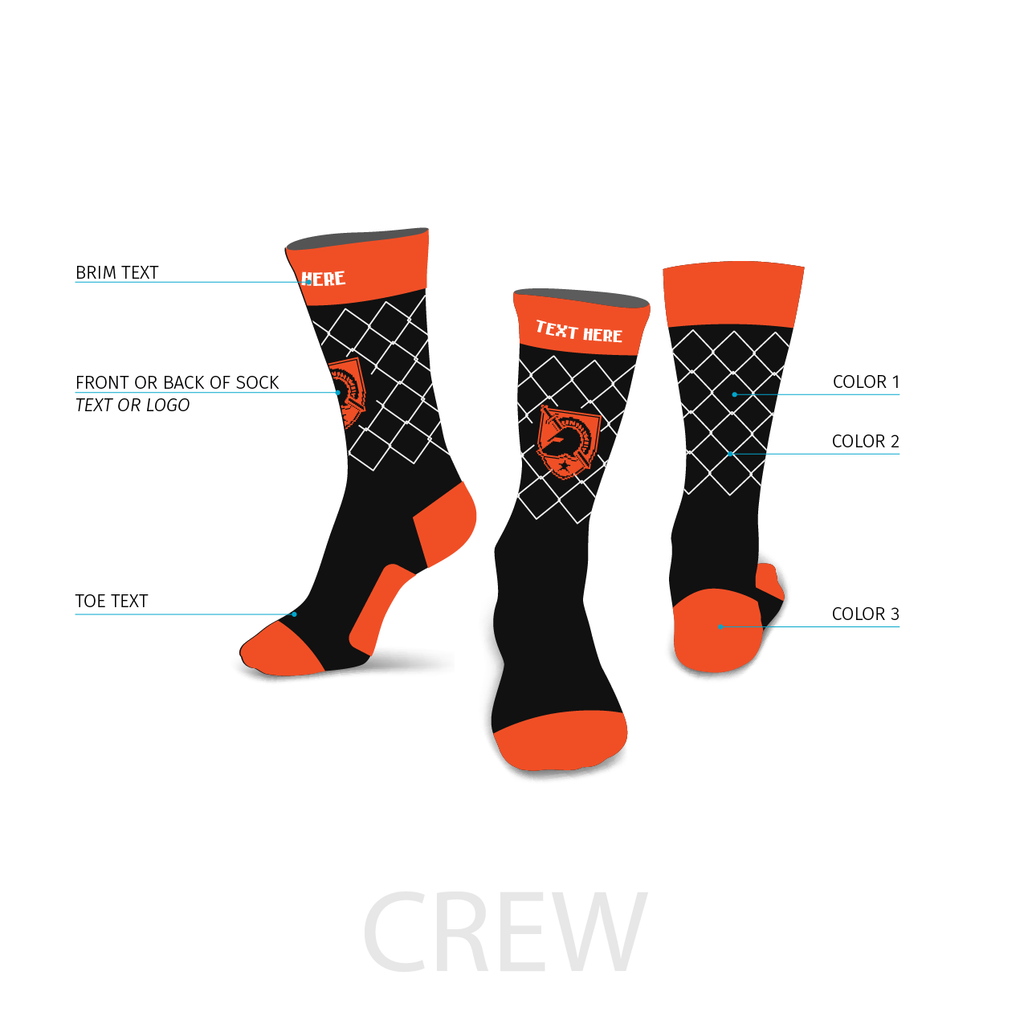 Crossover Custom Basketball Sock - SocksRock.com