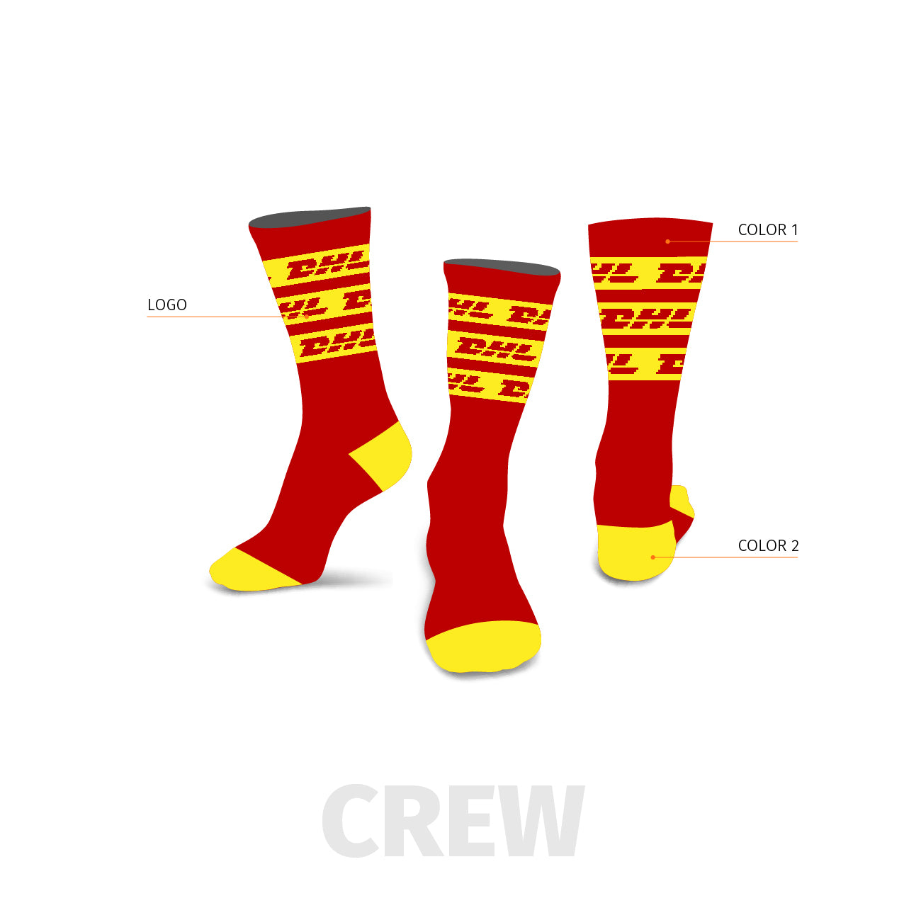 Event Logo Custom Sock