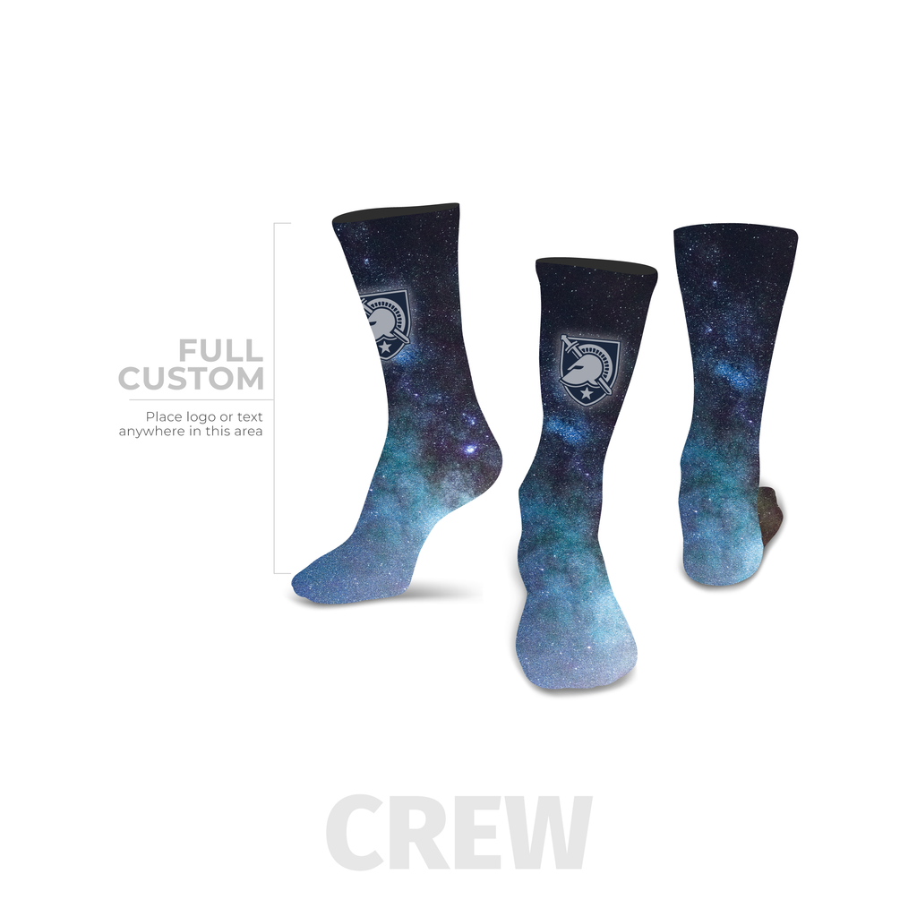 Galaxy - Crew - Full Custom Printed Sock - SocksRock.com