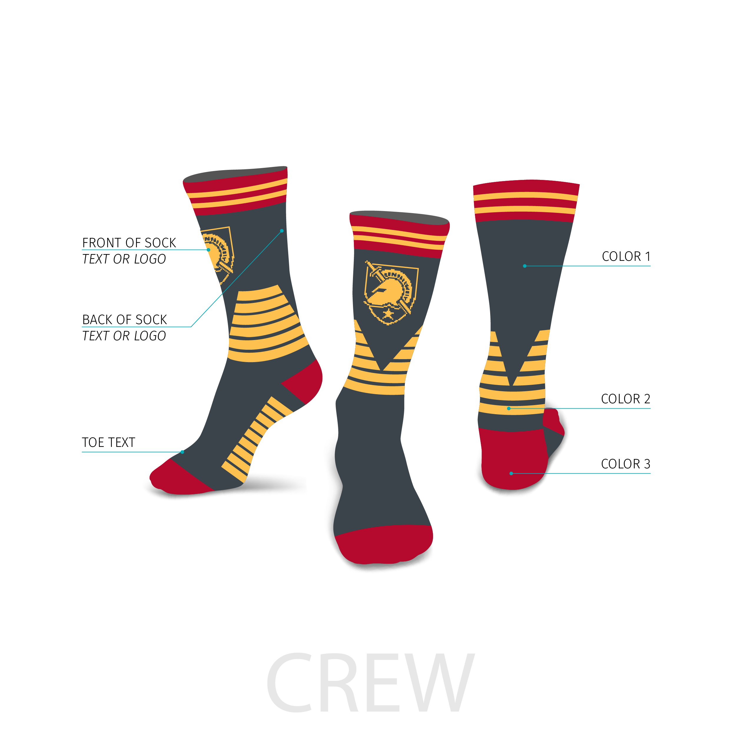 High Quality Custom Socks Made In USA - Personalized Socks