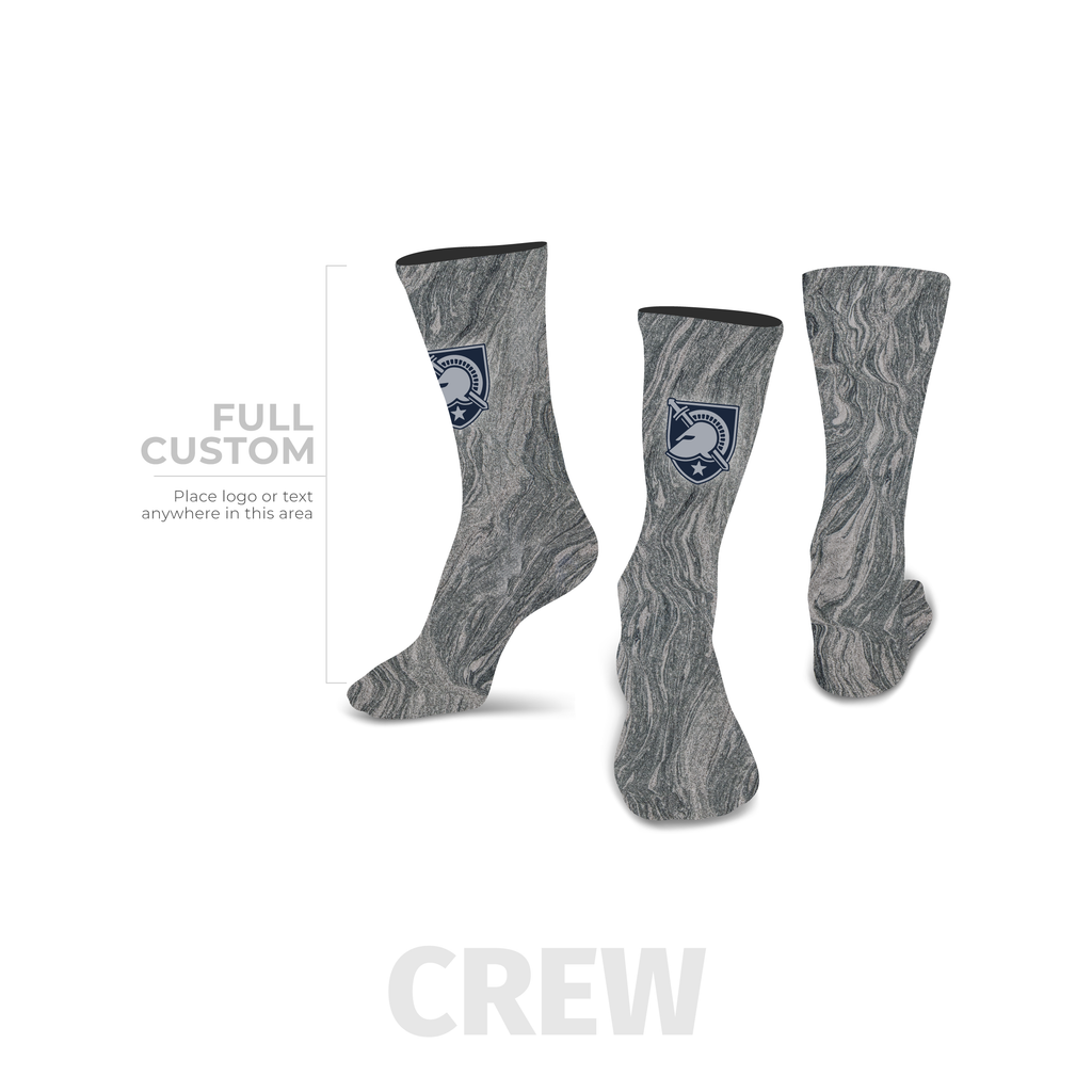 Slate - Crew - Full Custom Printed Sock - SocksRock.com