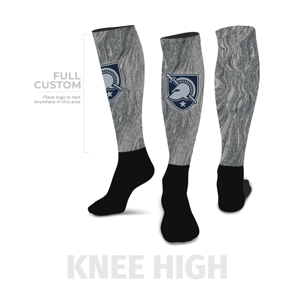 Slate - Knee-High - Half Custom Printed Sock - SocksRock.com