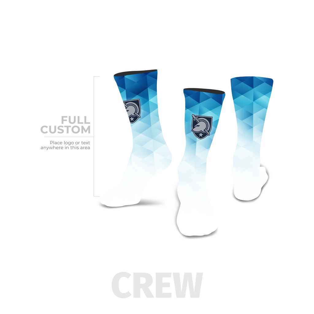 Trigono - Crew - Full Custom Printed Sock - SocksRock.com