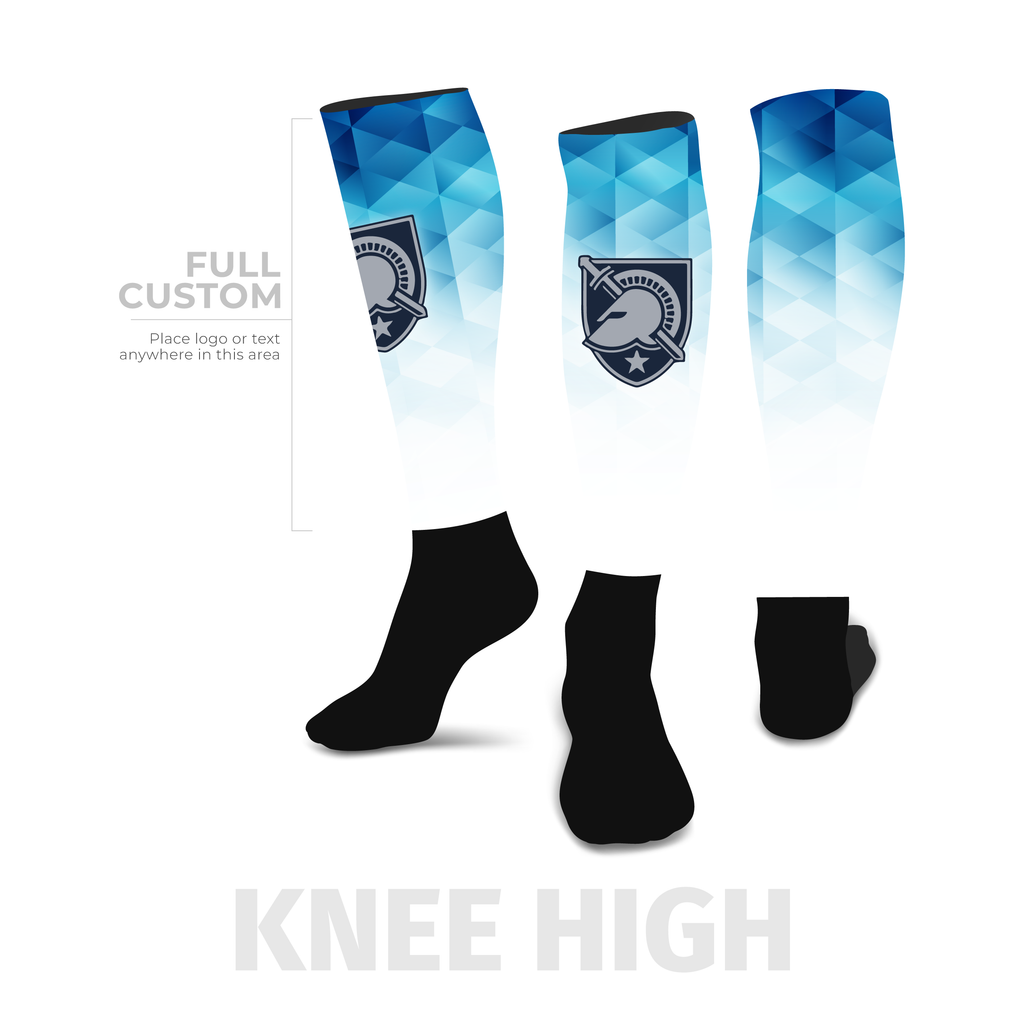 Trigono - Knee-High - Half Custom Printed Sock - SocksRock.com
