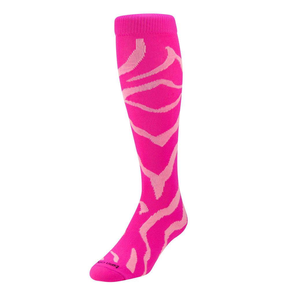 Sale: High Performance Zebra Design Fastpitch Socks by TCK - Socks Rock