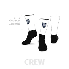 Design Your Own - Crew - Half Custom Printed Sock