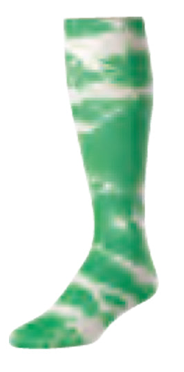 TCK Tie Dye Multisport Tube Socks (Kelly Green/White, Small) TCK Tie Dye Multisport Tube Socks (Kelly Green/White, Small)