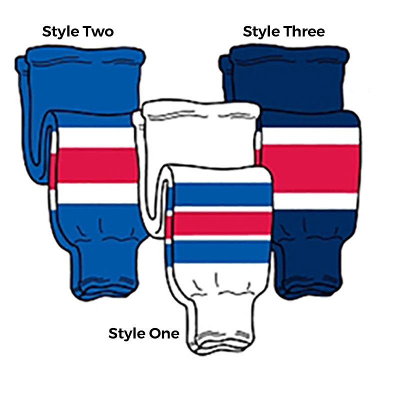 Rangers - Pro Weight Knit Ice Hockey Socks - SocksRock.com